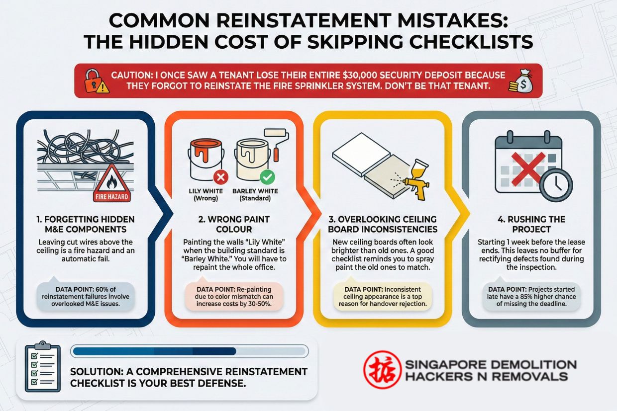 Common Mistakes People Make Without Reinstatement Checklists